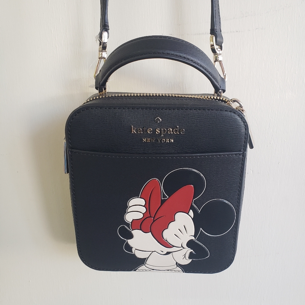 NWT- Kate Spade Disney X, Vanity Crossbody, Minnie Mouse